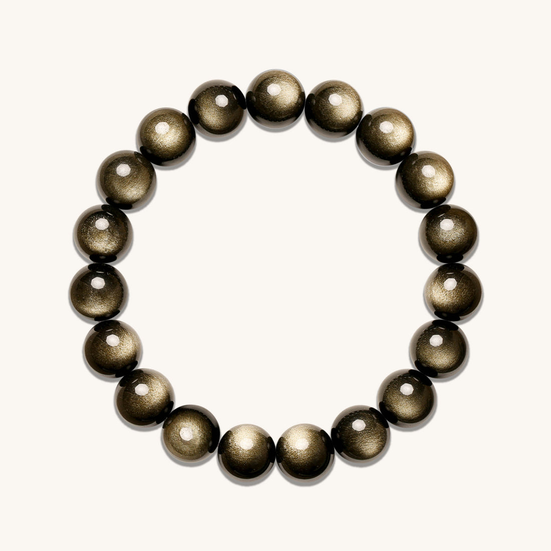 gold obsidian bracelet